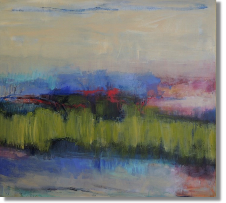 Grass & Ufer
abstrakte Landschaftsmalerei