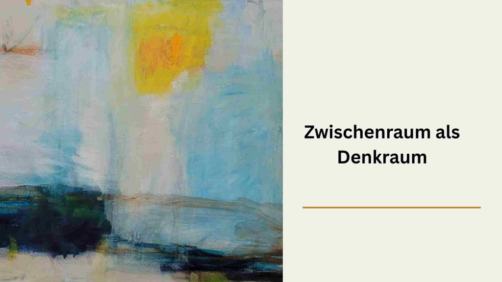 Warum Leere zum kreativen Prozess gehört